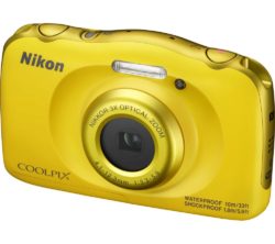 NIKON COOLPIX W100 Tough Compact Camera - Yellow